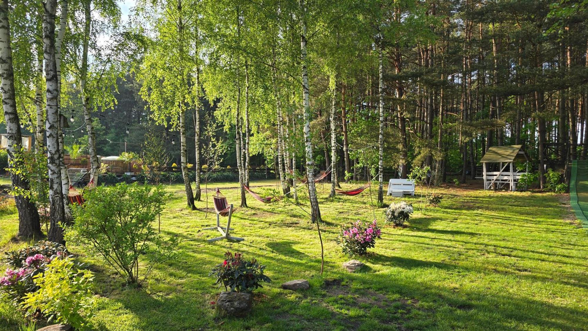 Vip Village Las Woda Rower - Podgrzewany Basen, Balia, Sauna Miedzierza Exterior foto