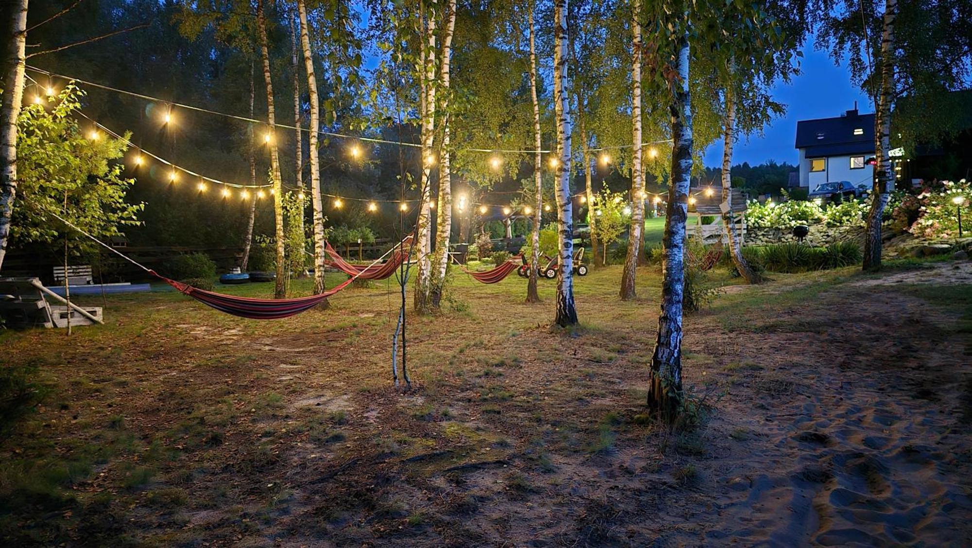 Vip Village Las Woda Rower - Podgrzewany Basen, Balia, Sauna Miedzierza Exterior foto