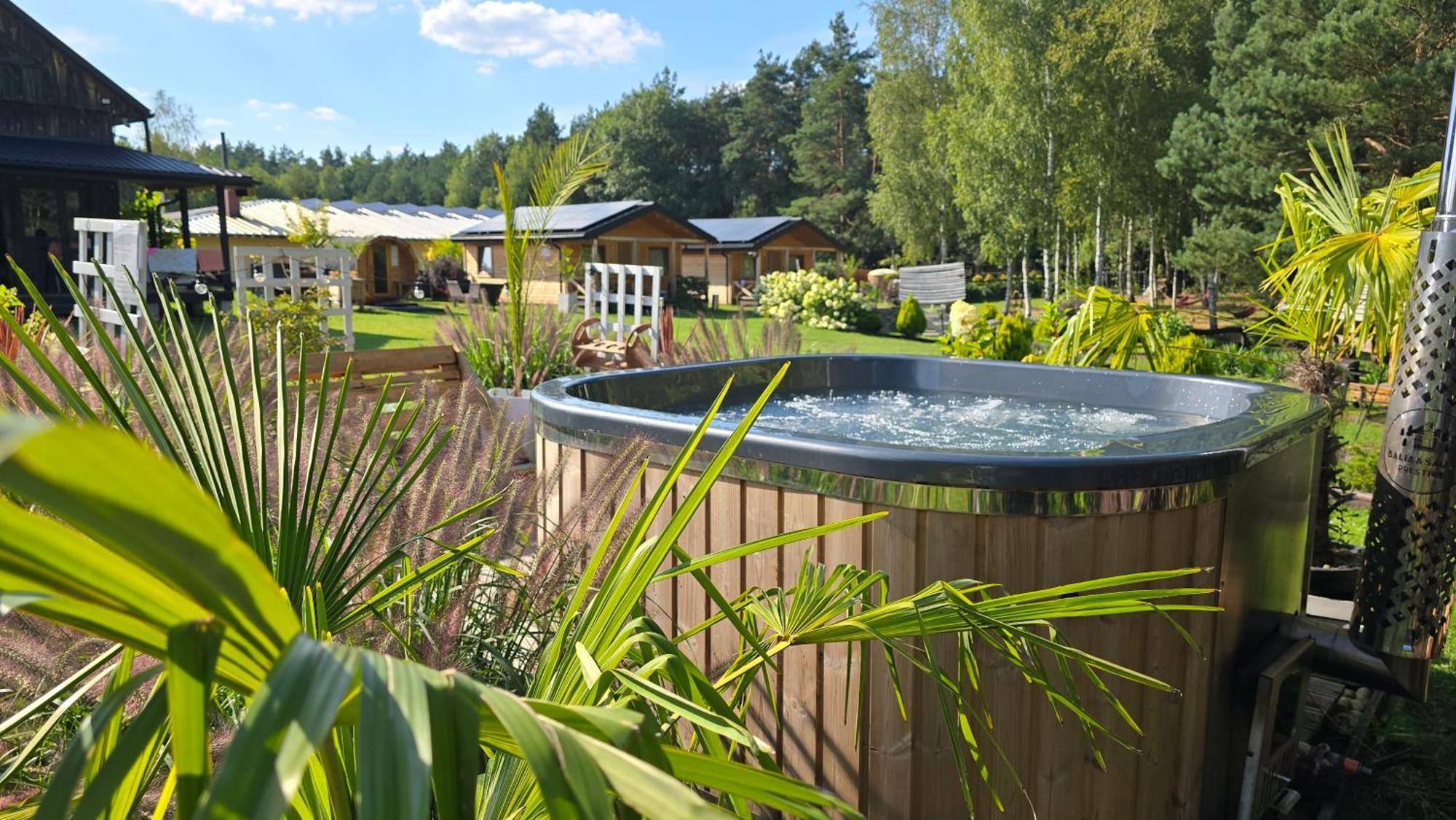 Vip Village Las Woda Rower - Podgrzewany Basen, Balia, Sauna Miedzierza Exterior foto